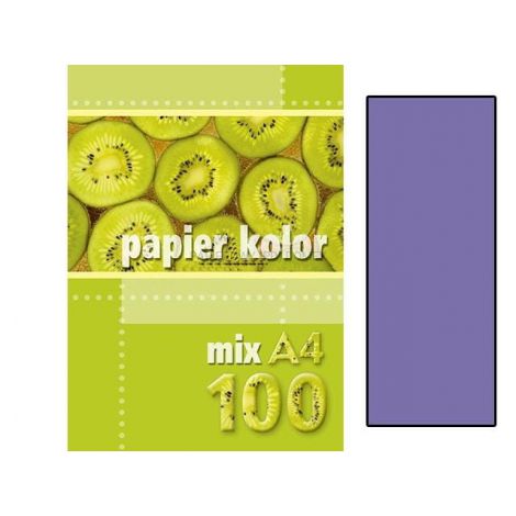 Papier ksero A4/100/80g Kreska fioletowy